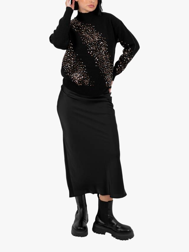 

Джемпер с пайетками Lovedrobe, Black