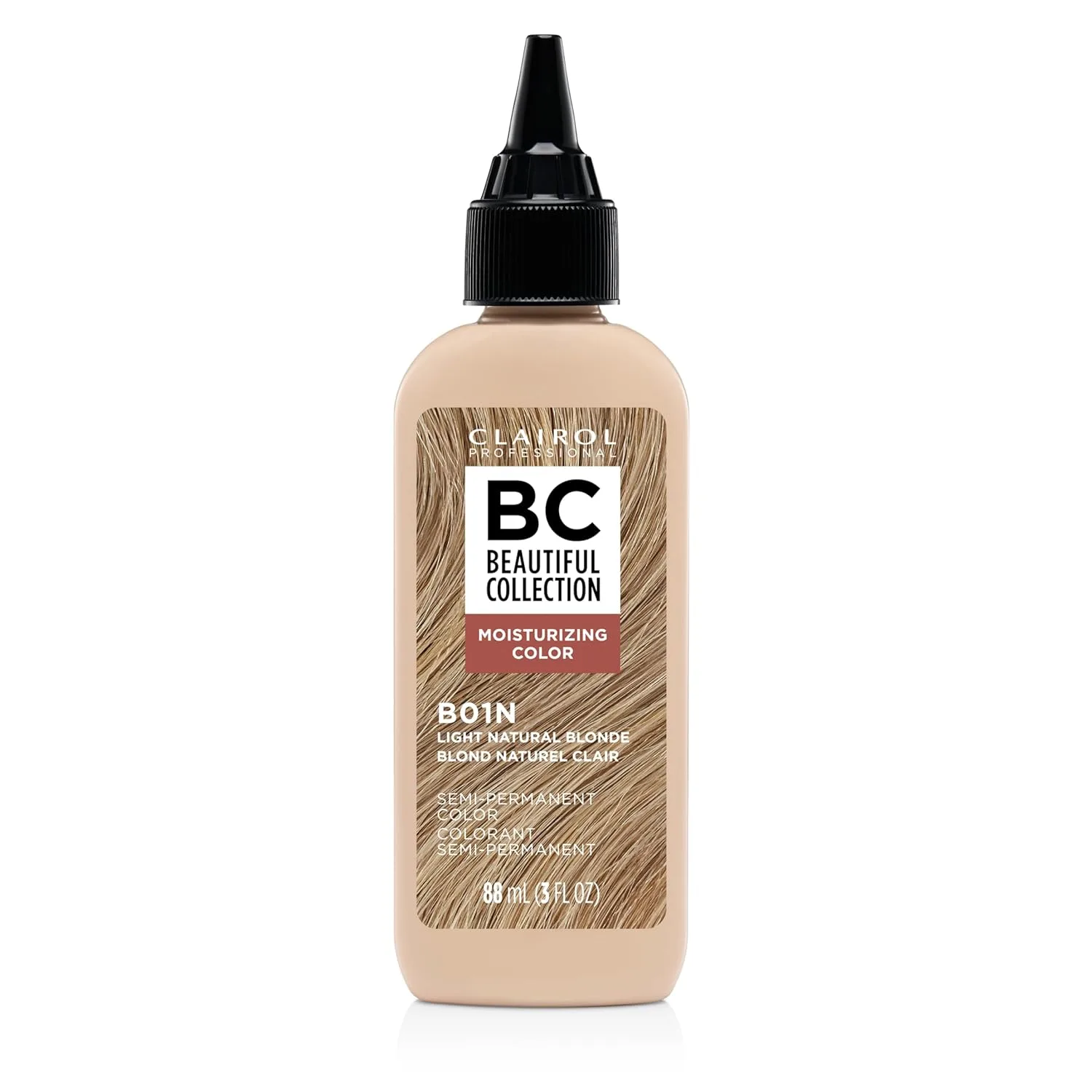 Полуперманентная краска для волос Clairol Professional Beautiful Collection, не повреждающая волосы, подходит для всех типов волос | Упаковка может отличаться, 1N Light Natural Blonde
