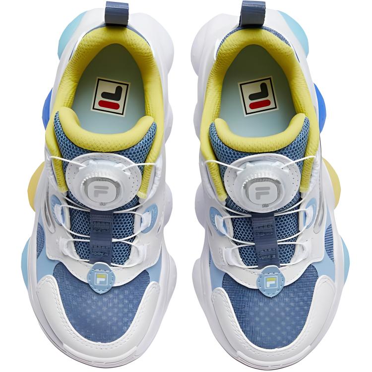 Детские кроссовки Strawberry Light Shoes для детей от 3 до 7 лет FILA KIDS, синий/белый — фото 4