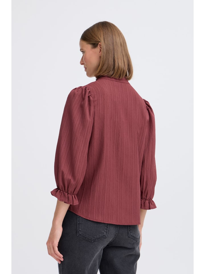 

БЛУЗКА BYJULIANA SS - стандартный крой, бордовый b. young