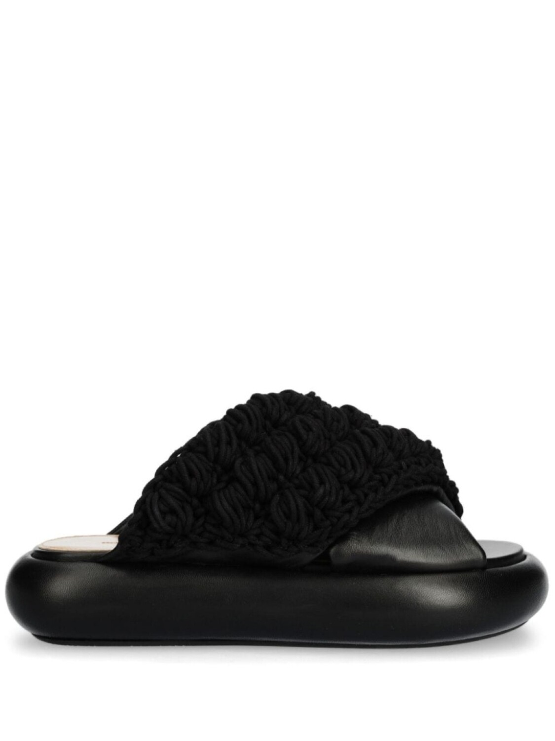 JW Anderson Crochet Twister слайды, черный