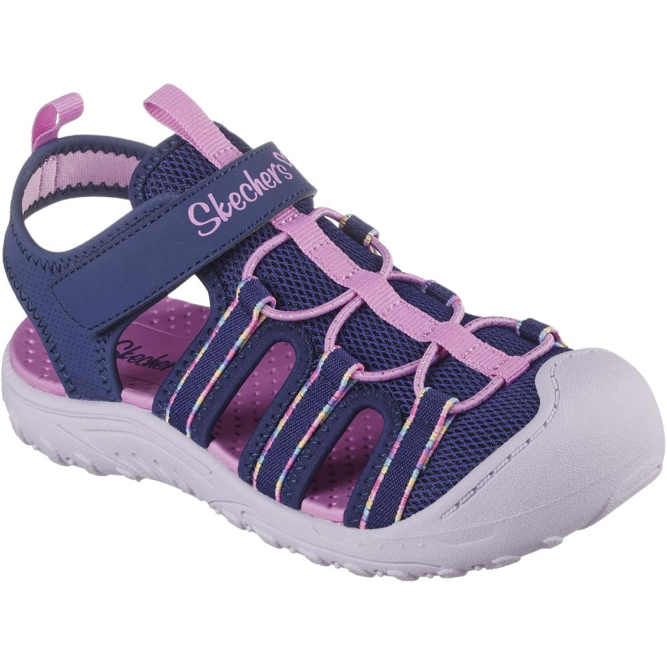 Детские сандалии Skechers Kids, синий/фиолетовый — фото 3
