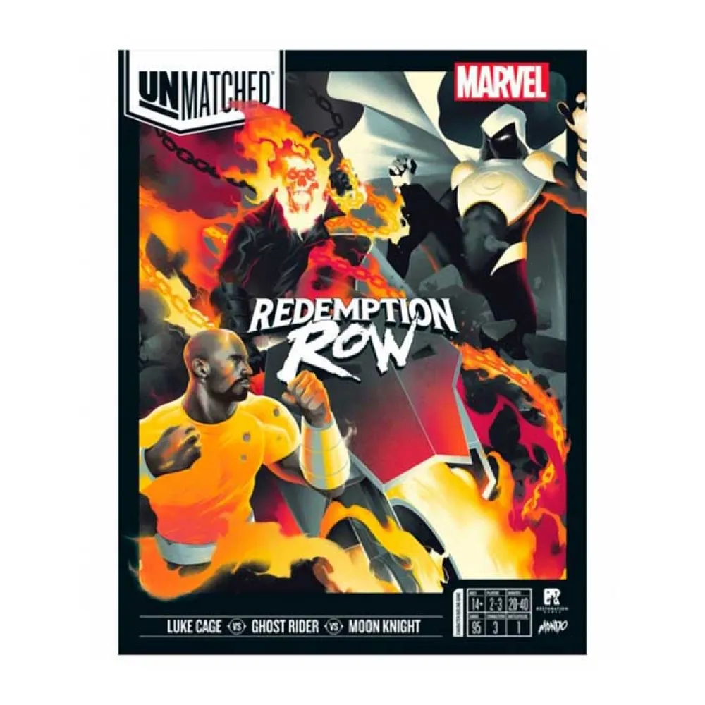 

Настольная игра Restoration Games Unmatched Redemption Row 2022 на английском языке, мультиколор