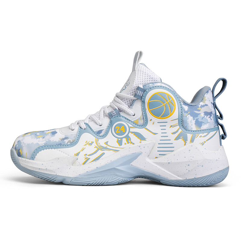 

Баскетбольные кроссовки Basketball Shoes Unisex High-Top Lady Pirola, белый/синий