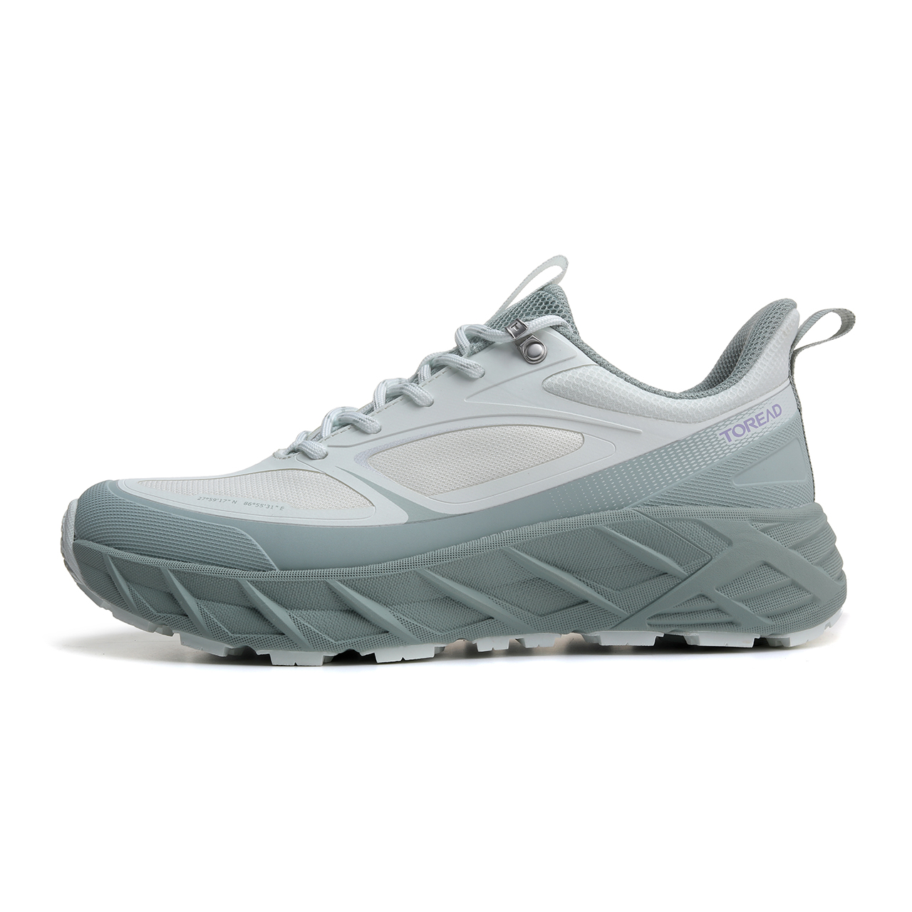 

TOREAD Женские противоскользящие непромокаемые походные кроссовки с низким берцем зеленые, цвет Green