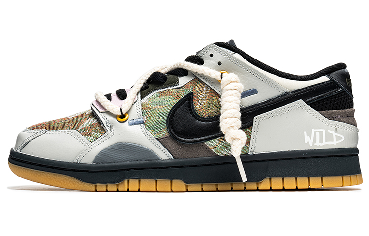 

Nike Dunk Low мужские черно-белые скейтерские кроссовки