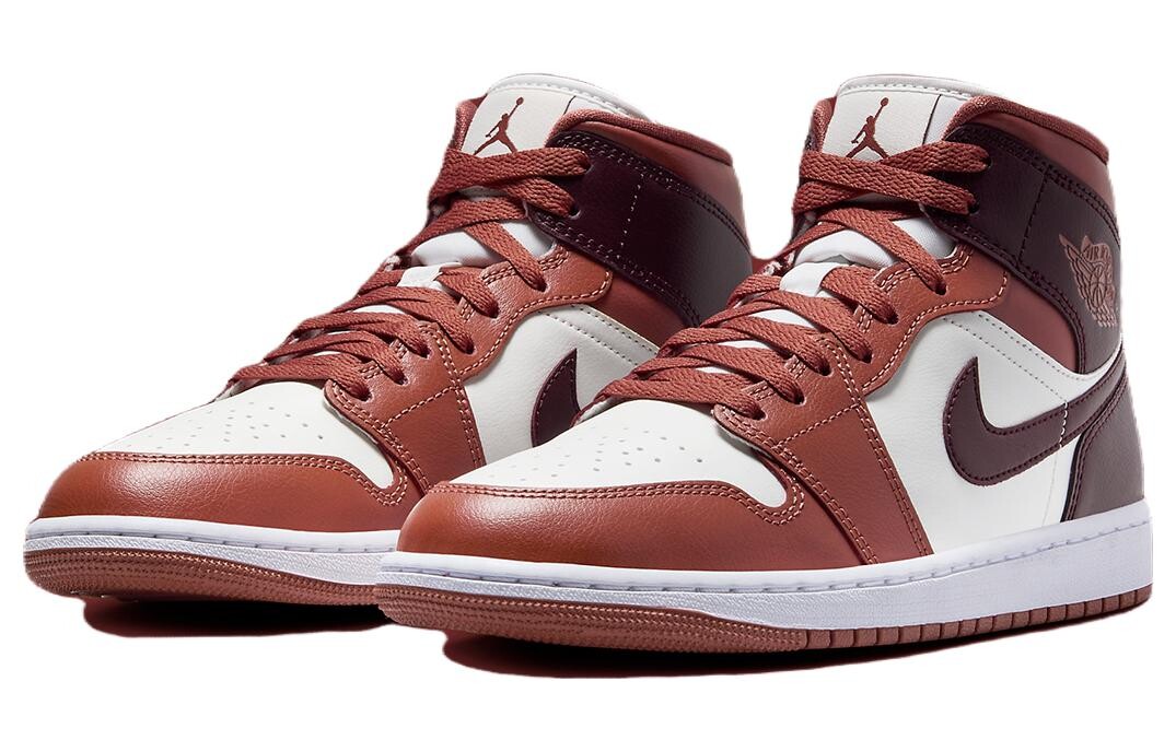 Jordan Air Jordan 1 Vintage Баскетбольные кроссовки унисекс, Dark Team Red/Summit White/Team White/Black — фото 3