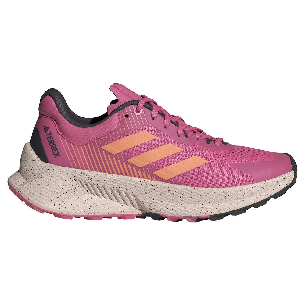 

Походные беговые кроссовки adidas Terrex Soulstride Flow, розовый