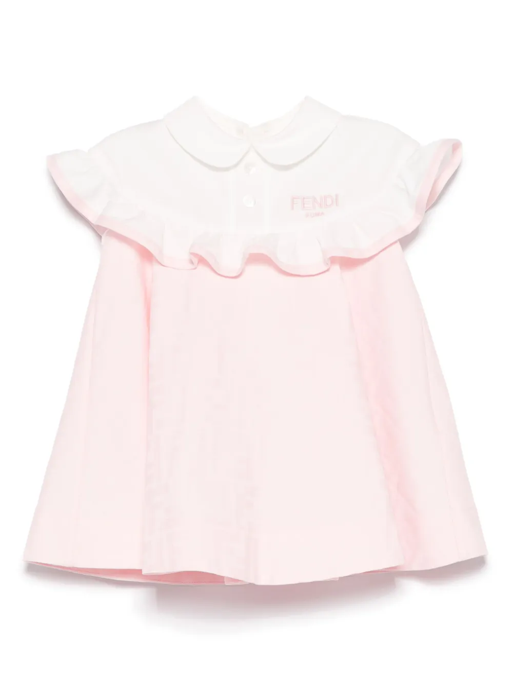 

Жаккардовое платье FENDI KIDS, розовый