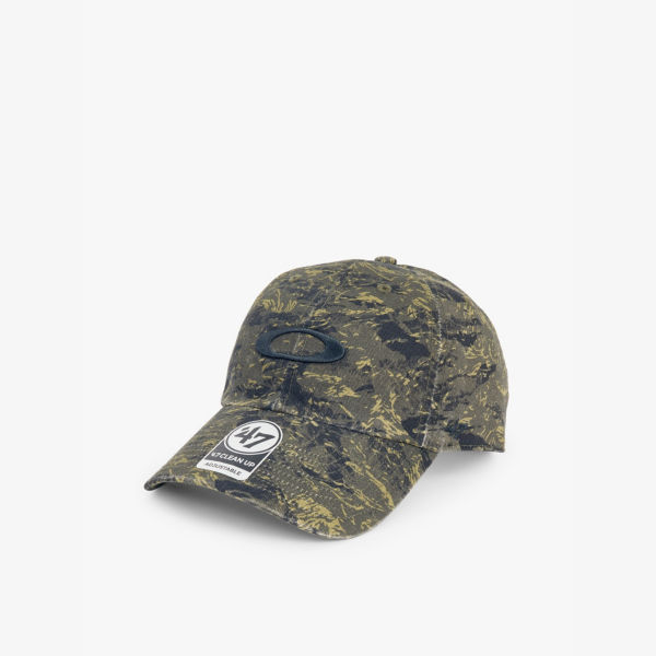 

Бейсболка из хлопка с вышивкой бренда Remix dad Oakley, цвет tiger mountain camo gn