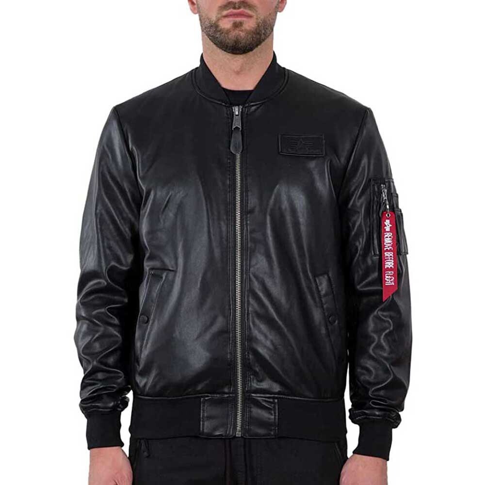 

Куртка Alpha Industries MA-1 VF Vegan Leather, черный