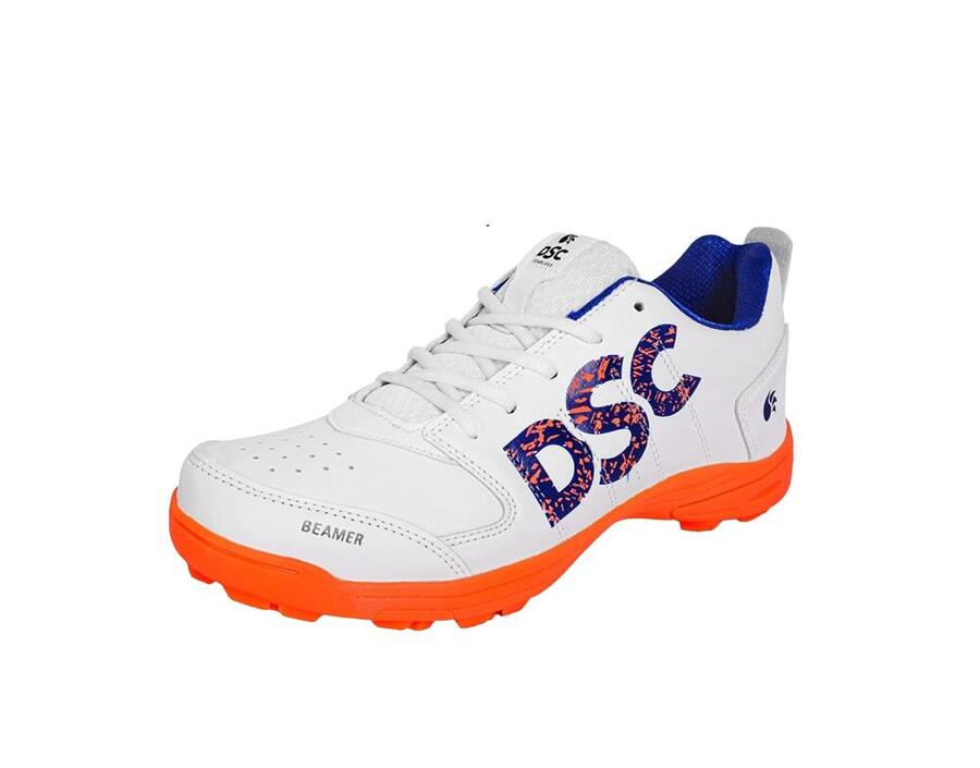 

Кроссовки для крикета DSC Beamer | Флюоресцентный оранжевый/белый | Для мальчиков и мужчин
