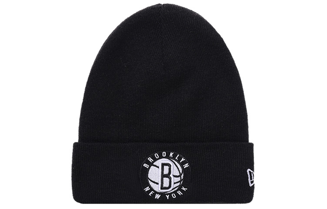 

New Era Хлопковая вязаная шапка унисекс черная, Black