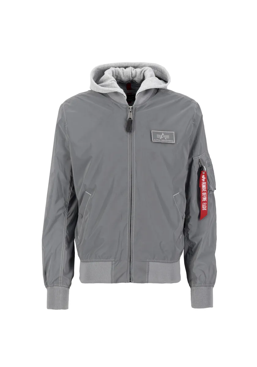 

Куртка-бомбер Alpha Industries " Alpha Industries Мужчины - Куртки-бомберы MA-1 LW Hood Reflective", серебристый
