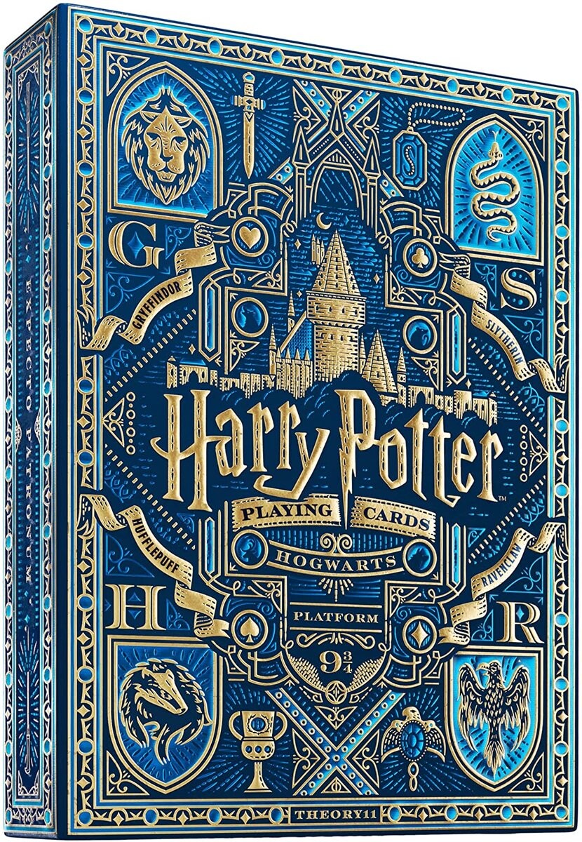 

Классические карты ГАРРИ ПОТТЕР колода синяя RAVENCLAW Theory11