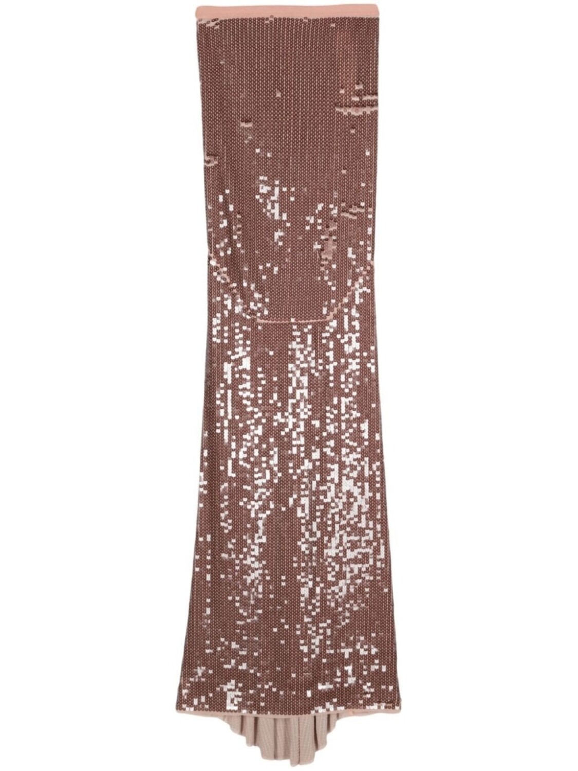 

Rick Owens Lilies юбка макси с пайетками, розовый