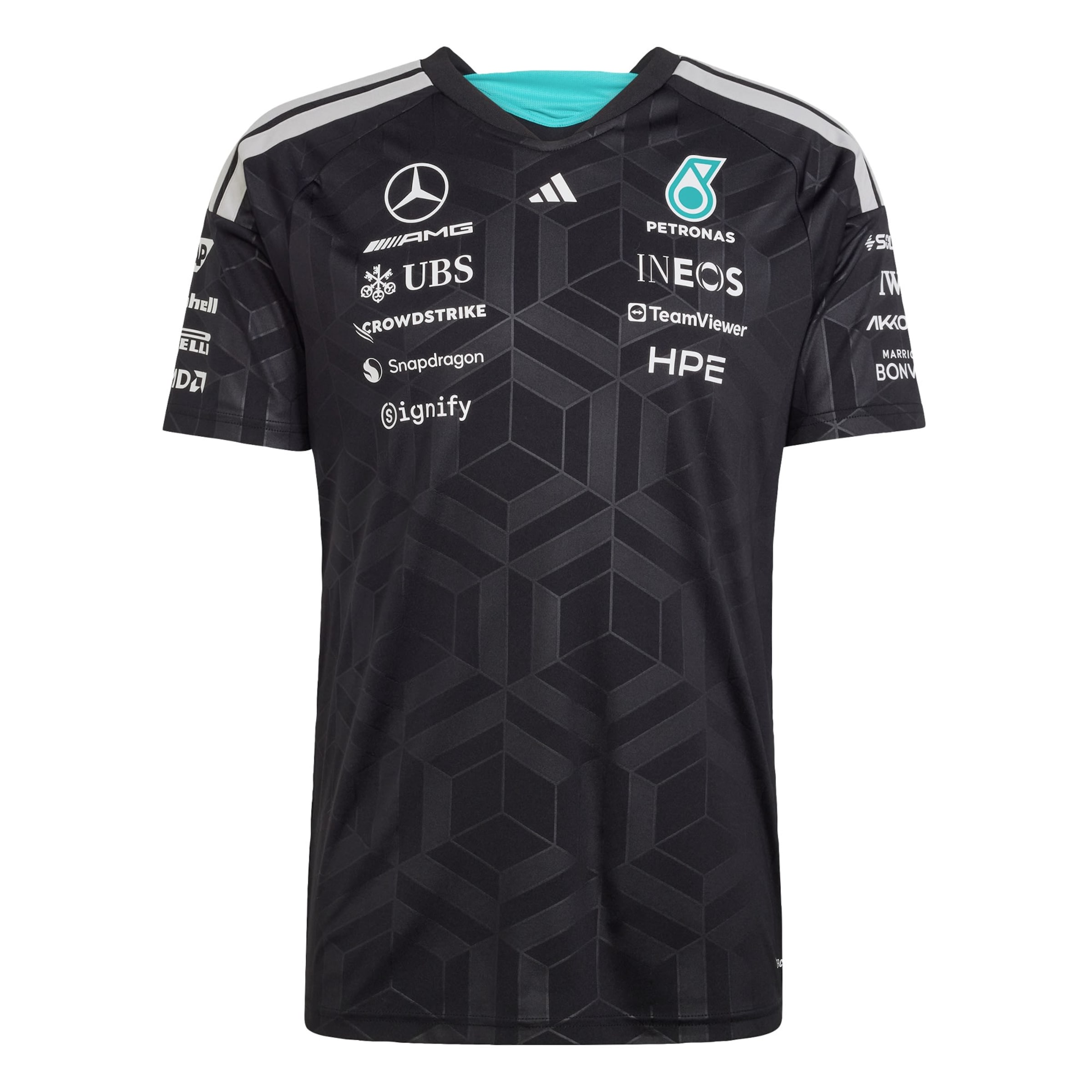 

Adidas Performance Футболка Performance 'Mercedes-AMG Petronas Formula 1 Team Driver' в черном цвете