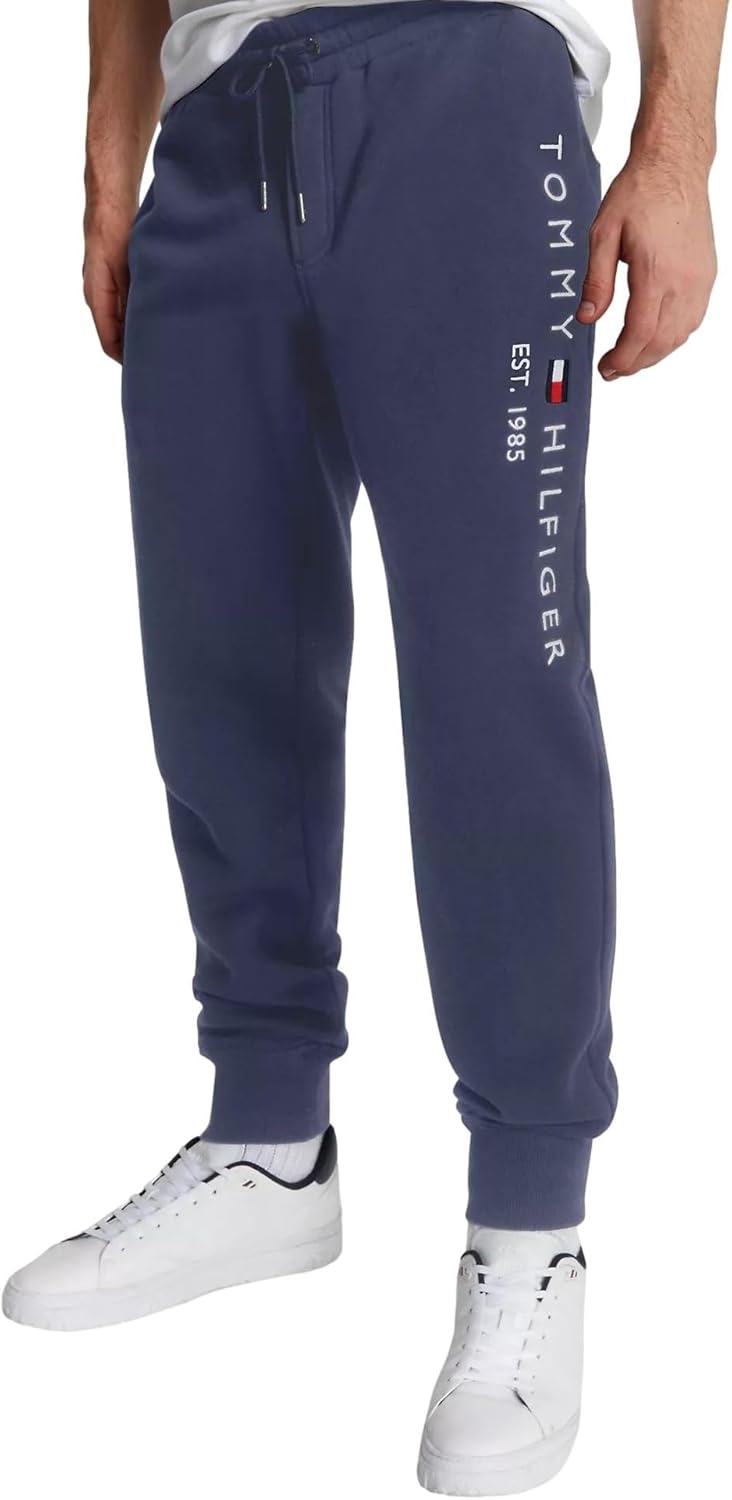 

Мужские спортивные брюки с логотипом и карманами TOMMY HILFIGER, размер M, цвет P Navy, Bank Blue