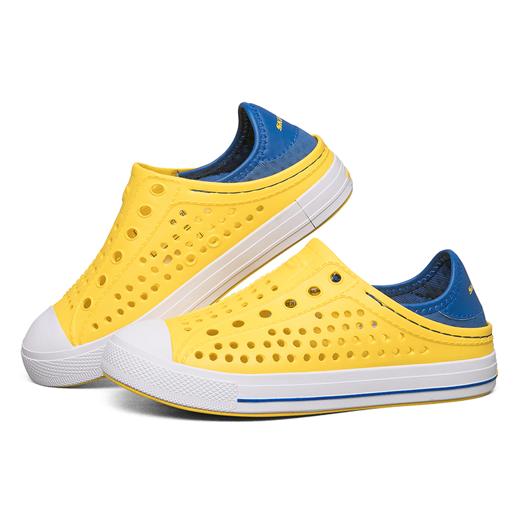 Skechers Детские сандалии желто-синие подростковые — фото 3