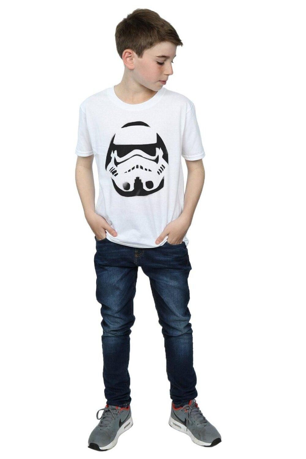 

Футболка со шлемом штурмовика Star Wars, белый