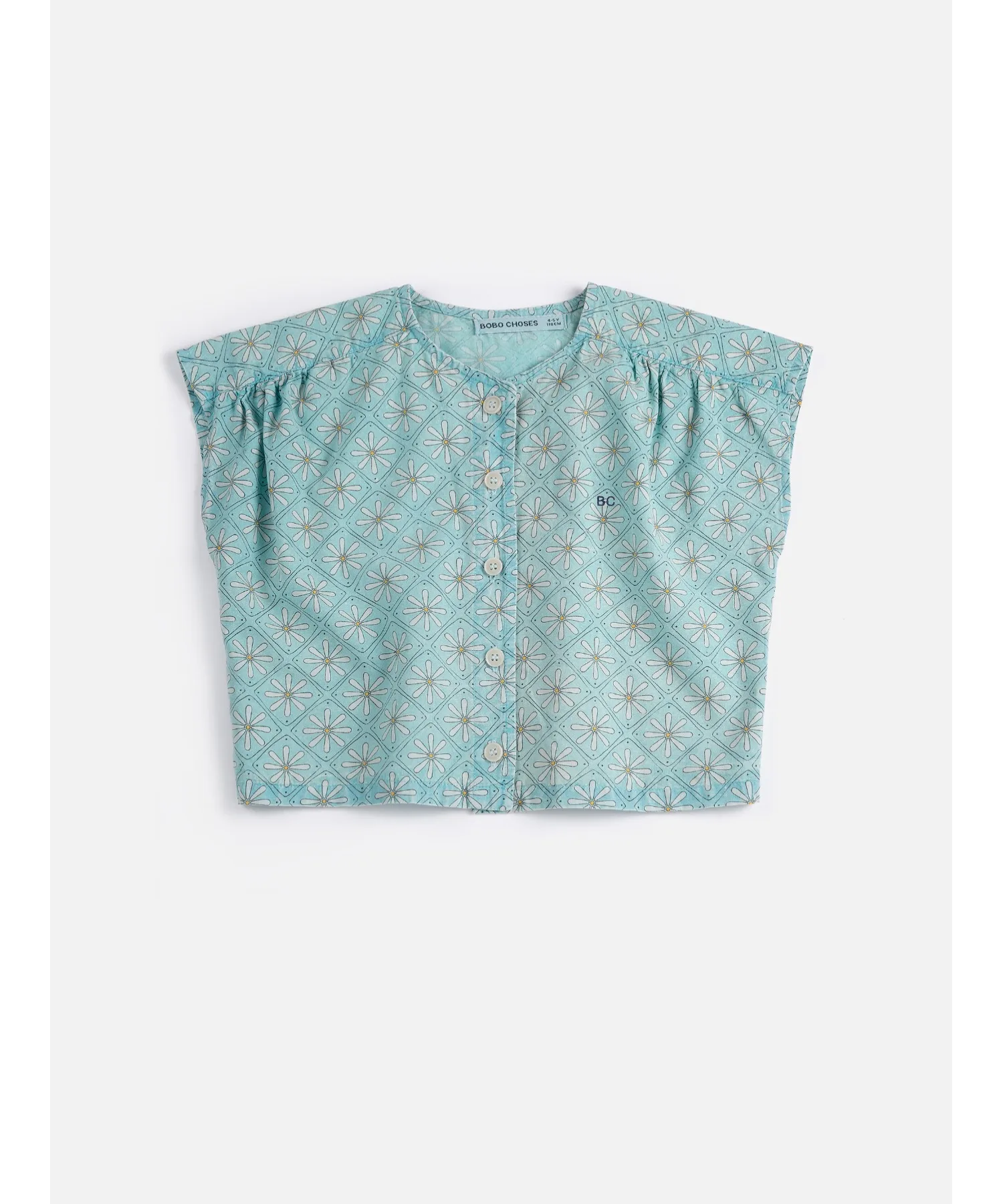 Детская блузка BOBO CHOSES Daisy Mosaic all over woven top — фото 4