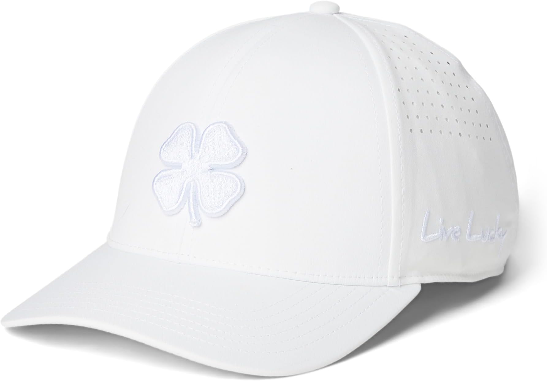 

Бейсболка Black Clover Bc Tonal 1 Adjustable Hat, цвет White Hat/Laser Cut Perforated/3d White Clover