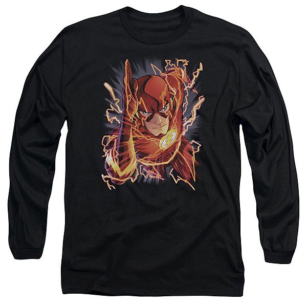 

Футболка с длинным рукавом adult justice league of america flash 1 Licensed Character