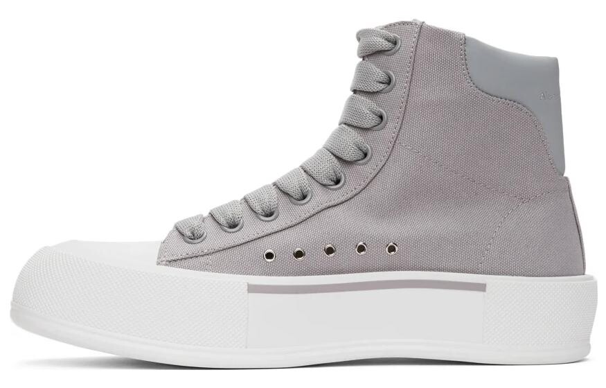 

Alexander McQueen Deck Lifestyle Shoes Men High-top Gray