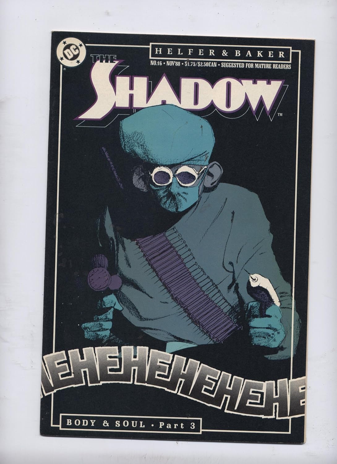 

The Shadow #16 (Body & Soul Part 3, November 1988) (DC)