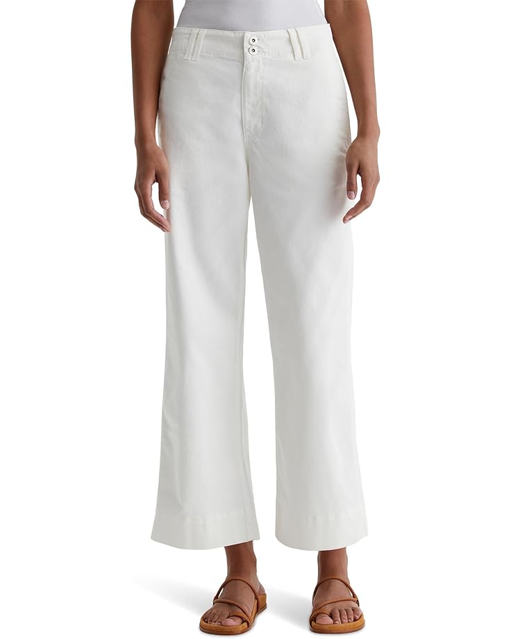 

Брюки AG Jeans Natasha Mid-Rise Wide Leg in Powder, цвет Powder