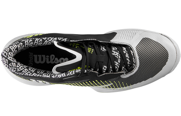 Кроссовки Wilson Kaos Swift Tennis Shoes Men Low-top White/black/yellow, белый/черный/желтый — фото 4