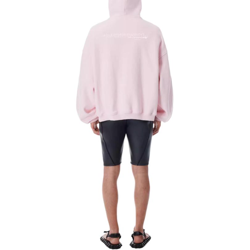 Толстовка SS25 Unisex Alexander Wang, светло-розовый — фото 3