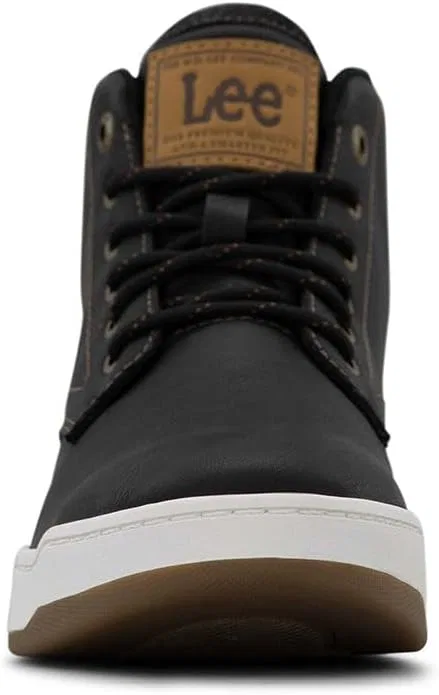 Мужские кроссовки Lee Spencer, Black Black Denim Cognac — фото 2