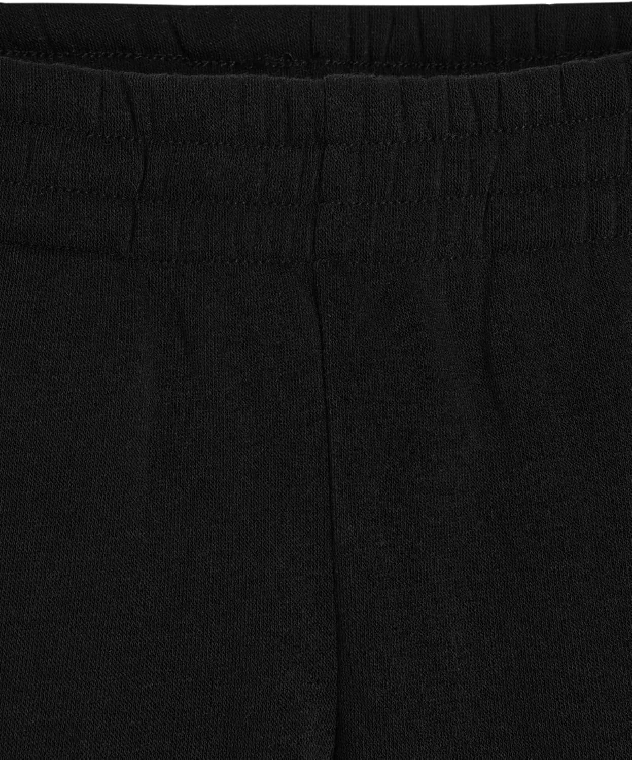Детские спортивные брюки Puma Essential Basics из флиса с логотипом, эластичным поясом и боковыми карманами, Puma Black — фото 4