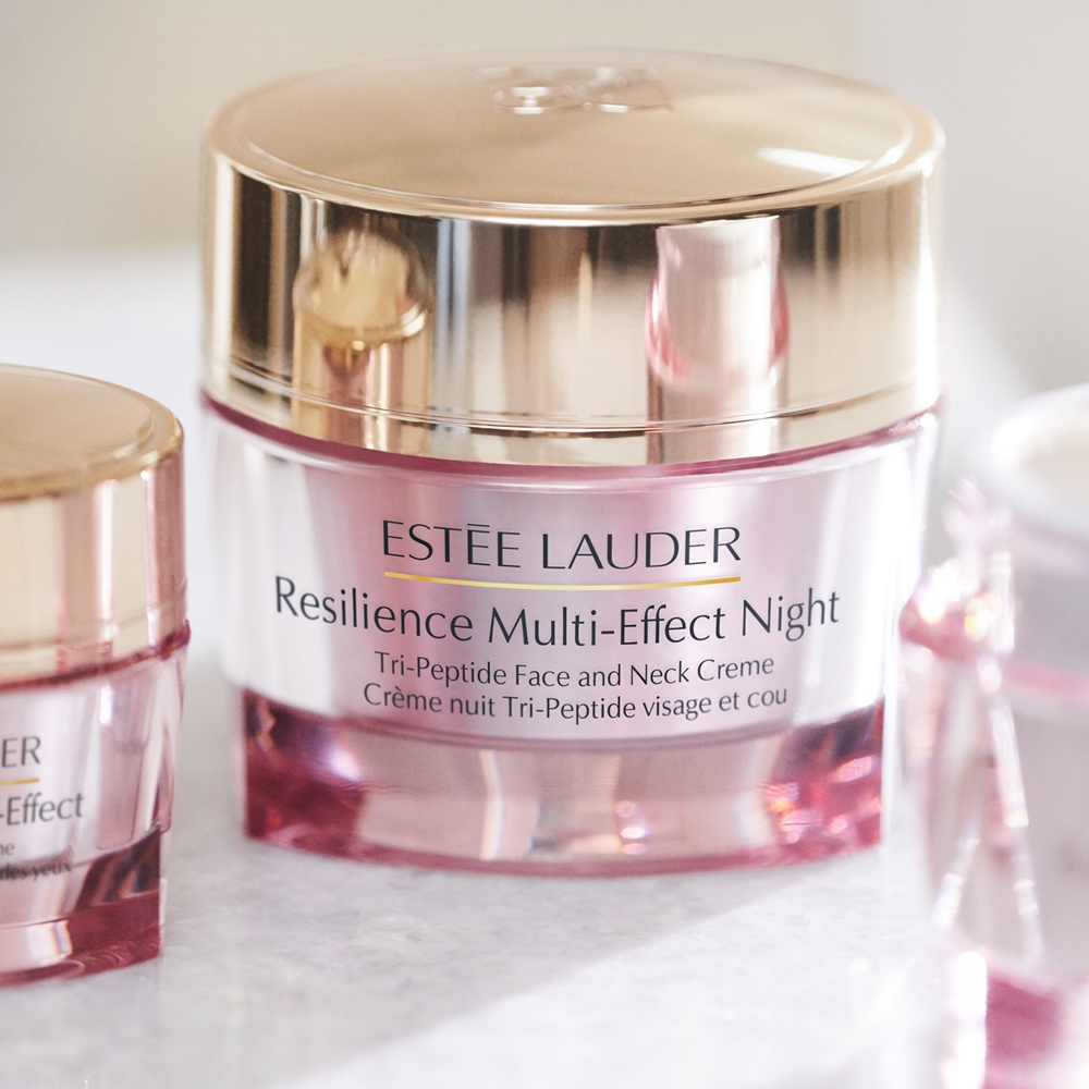 Крем для лица SPF ESTÉE LAUDER Ночной и шеи Resilience Multi-Effect Tri-Peptid Face and Shee, укрепляющий ночной и — фото 3
