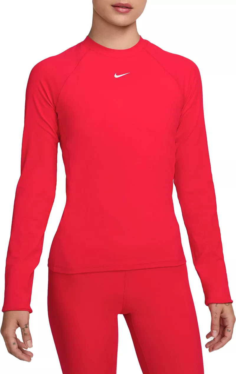 

Женская футболка с длинными рукавами Nike Pro Dri-FIT, цвет University Red