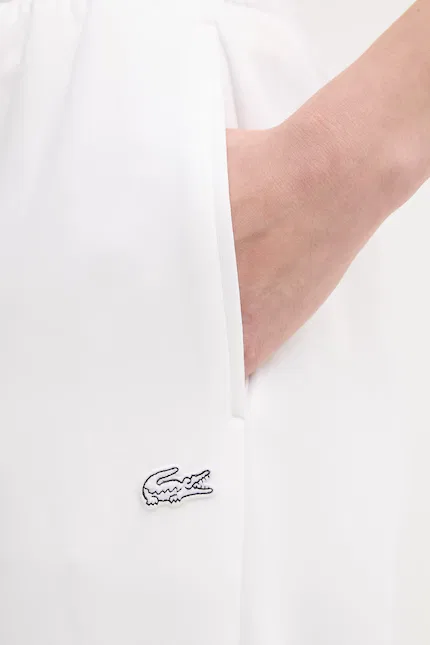 Спортивные штаны Lacoste, белый, свободный крой — фото 4