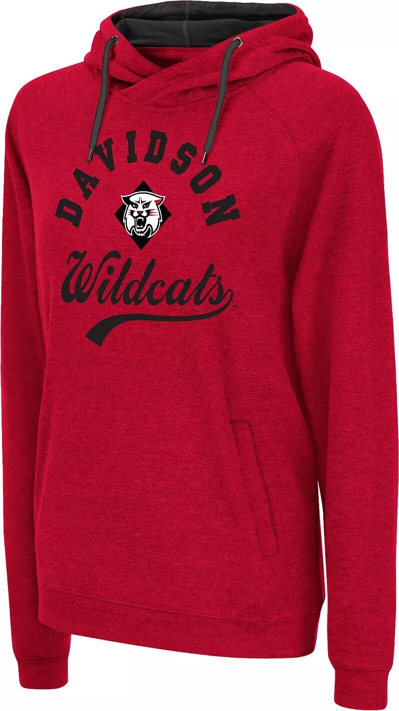 

Colosseum Женская красная толстовка с капюшоном Davidson Wildcats