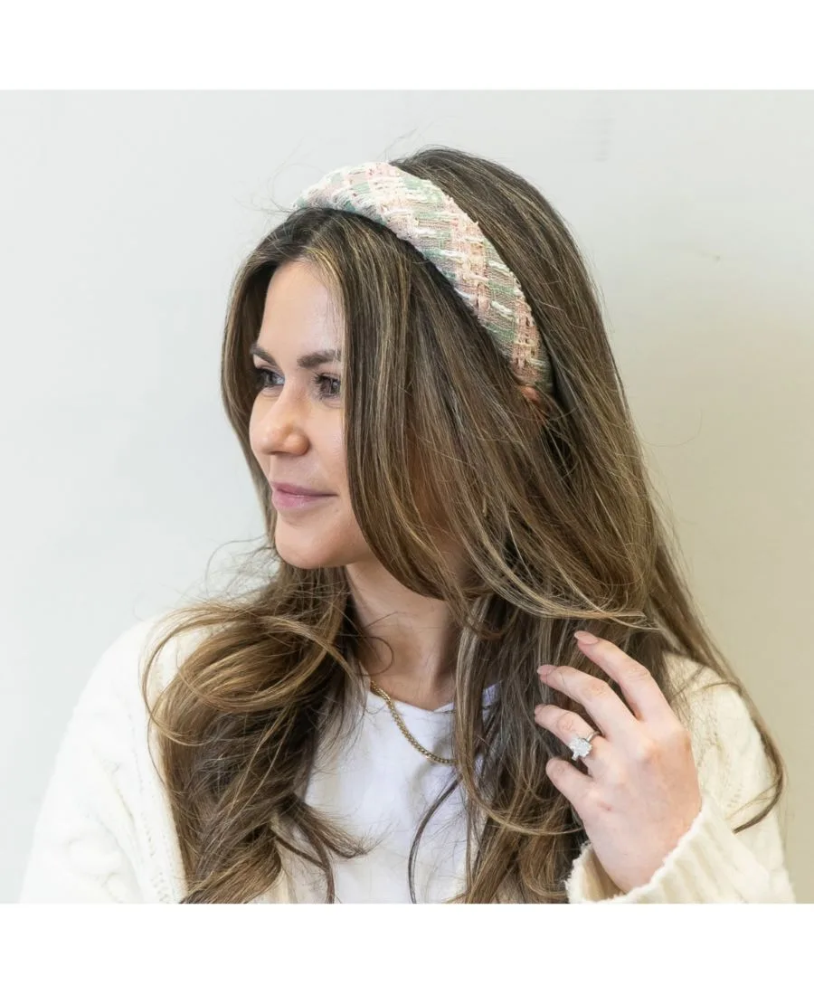Мягкая повязка на голову - Пастельная клетка Headbands of Hope, Pastel — фото 2