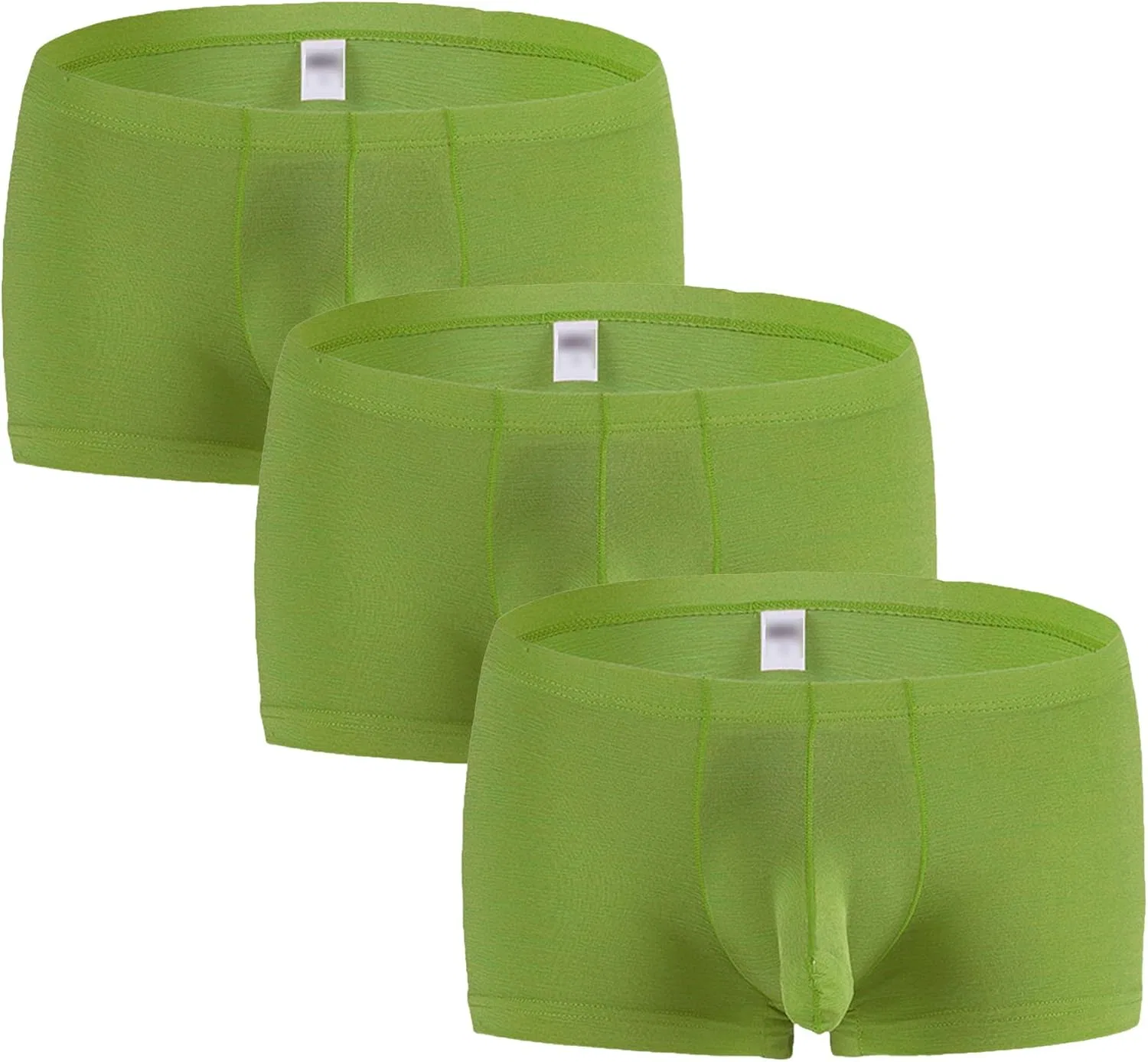 Боксеры, 5 шт, Elephant Nose Boxer Briefs, Green3pc
