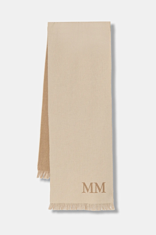

Шерстяной шарф corona MM by Max Mara, бежевый