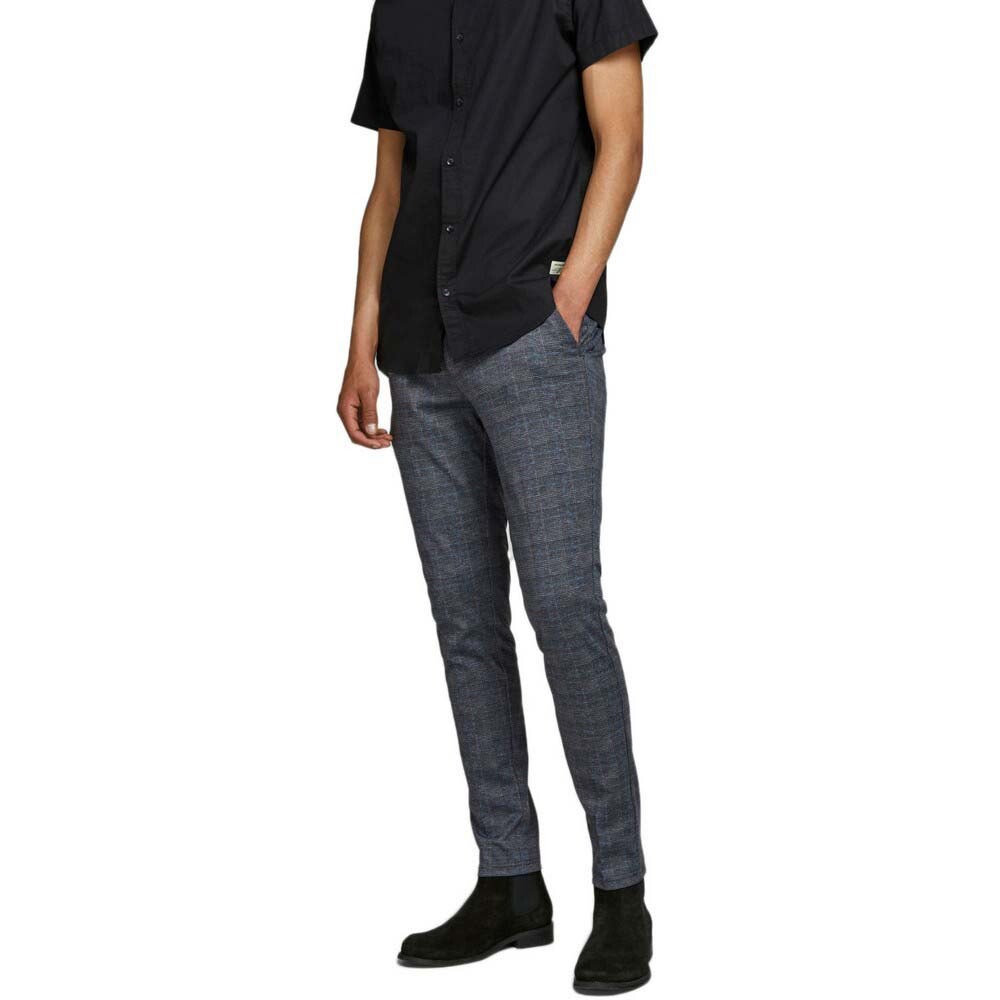 

Брюки Jack & Jones Marco Phil Jersey Nor DG Check, серый