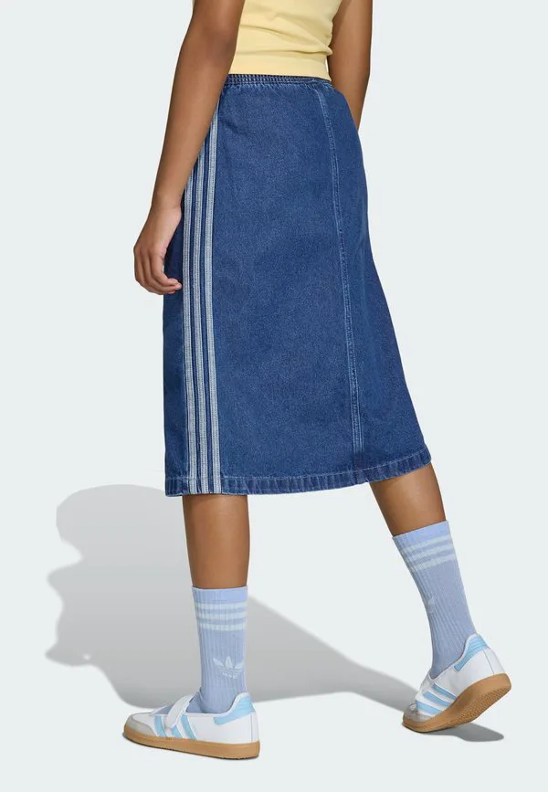 Юбка а-силуэта Adidas Originals, Medium Vintage Denim — фото 2