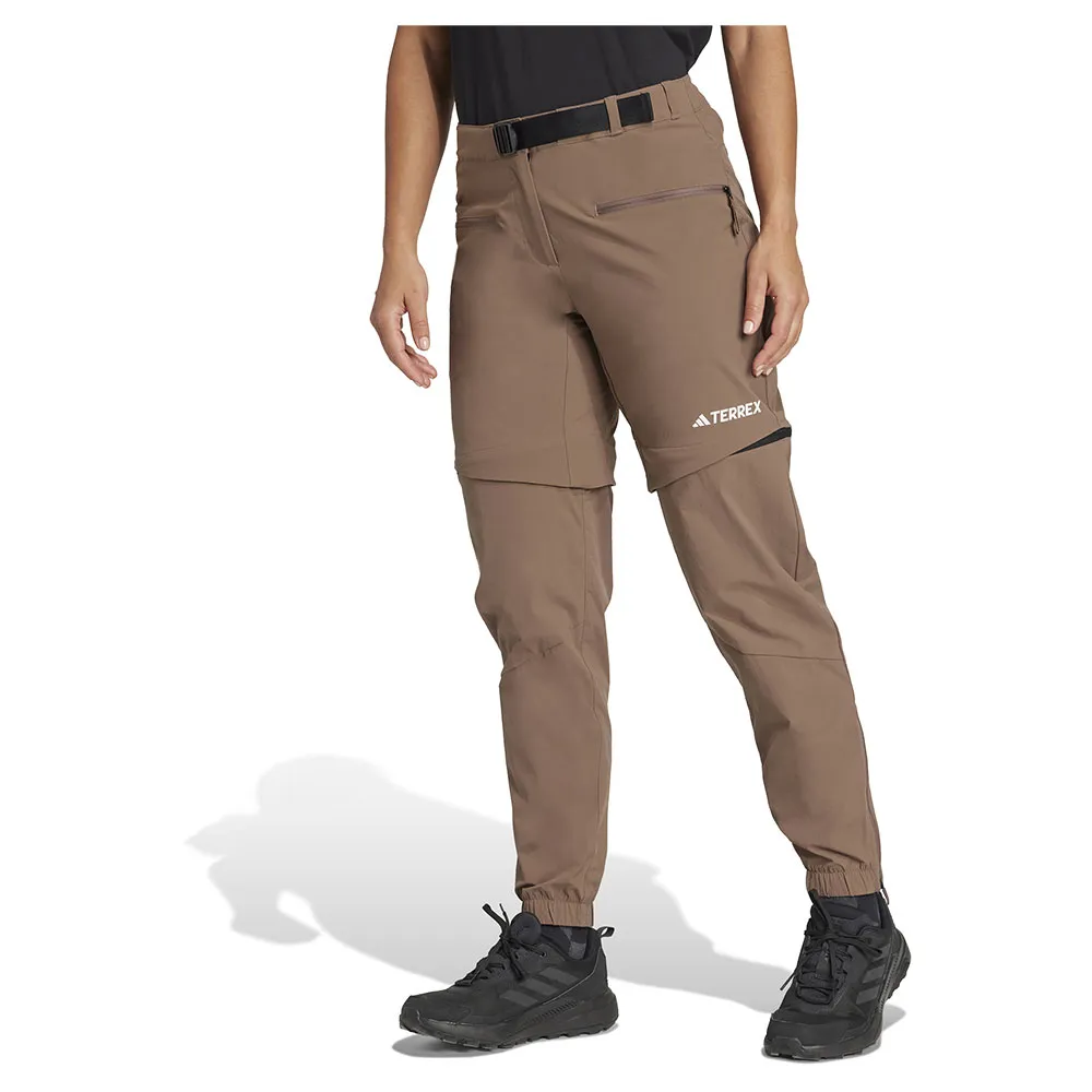 

Брюки adidas Terrex Utilitas Hiking Zip-Off, коричневый