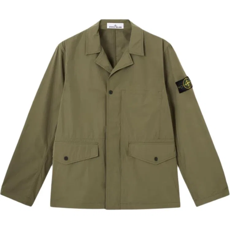 Легкая утилитарная куртка STONE ISLAND, Army Green
