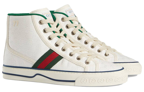 Кроссовки tennis 1977 high 'white mini gg' Gucci, белый — фото 2