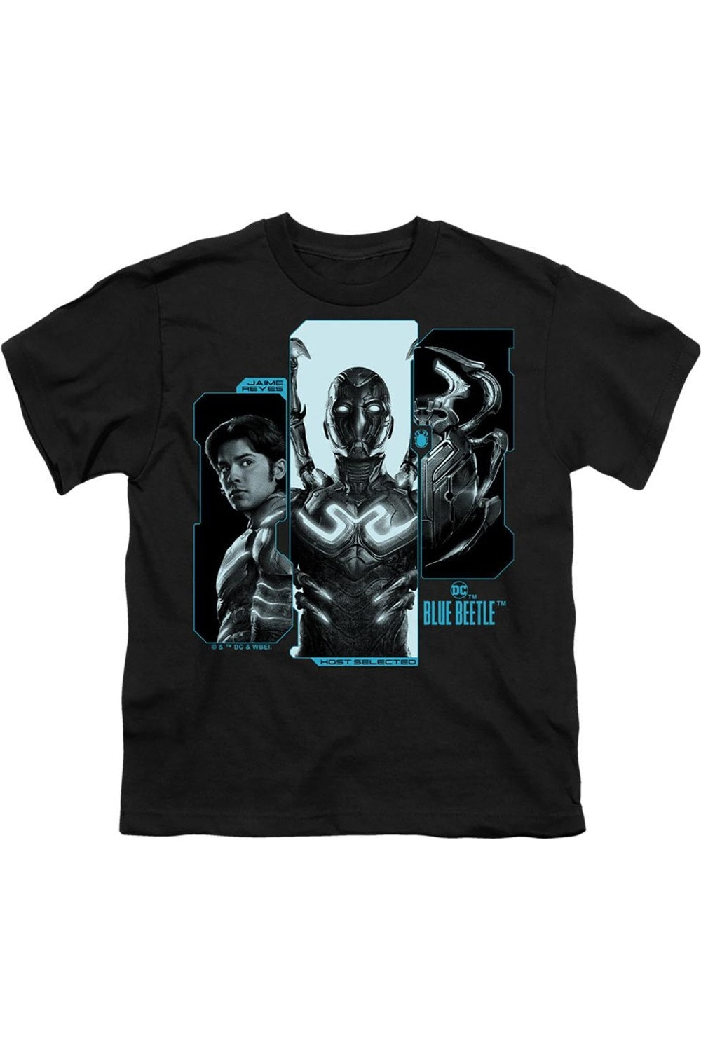 

Футболка с коротким рукавом для подростков Blue Beetle (2023) Хайме Рейес Gildan