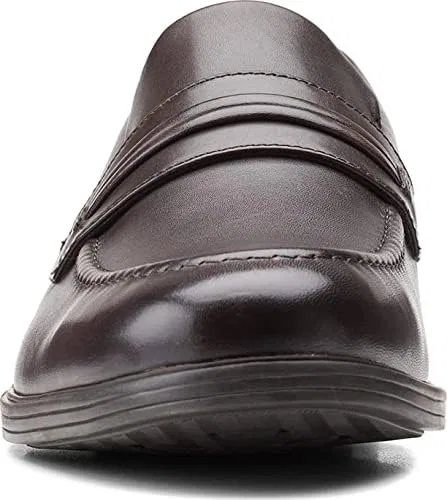 Лоферы Clarks Whiddon Loafer Moccasin, темно-коричневая кожа — фото 2