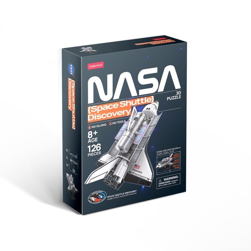 

Cubic Fun 3D пазл NASA Space Shuttle Discovery