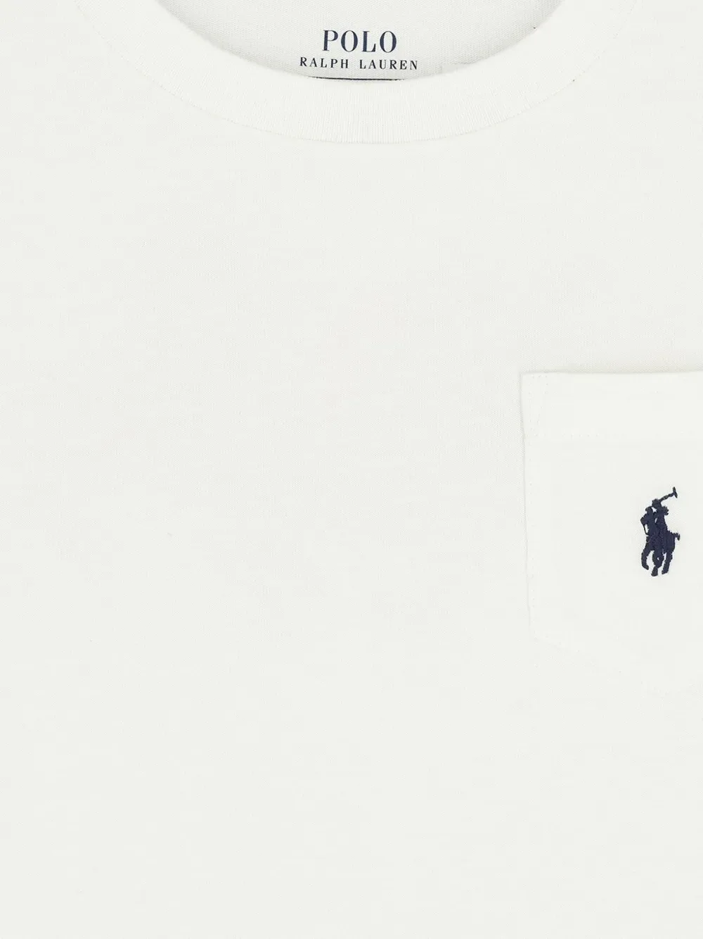 Футболка с принтом и нагрудным карманом POLO RALPH LAUREN KIDS, бежевый — фото 3